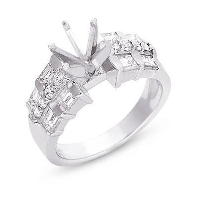 White Gold Engagement Ring - EN6711WG