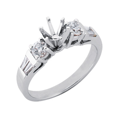 Platinum Engagement Ring - EN6712-PL