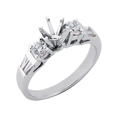 White Gold Engagement Ring - EN6712WG