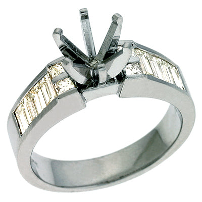 White Gold Engagement Ring - EN6714WG