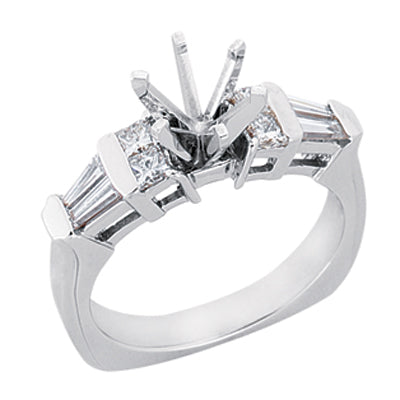 Platinum Engagement Ring - EN6715-PL