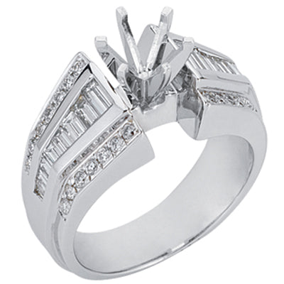 Platinum Engagement Ring - EN6717-PL