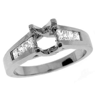 Platinum Engagement Ring - EN6721SEPL