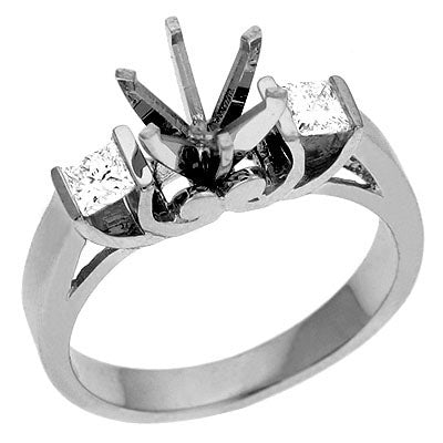 White Gold Engagement Ring - EN6728WG