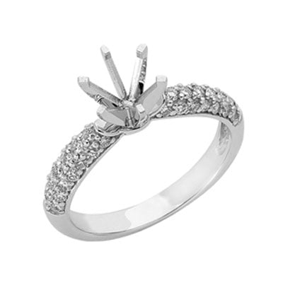 Platinum Engagement Ring - EN6730-PL