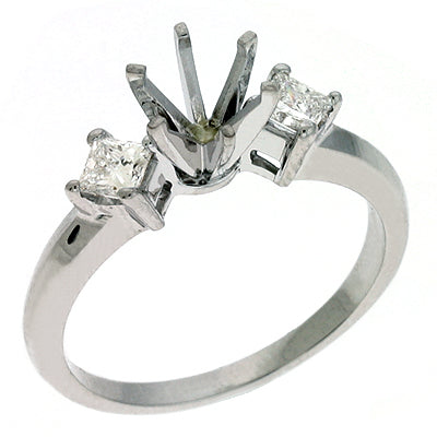 Platinum Engagement Ring - EN6731-PL