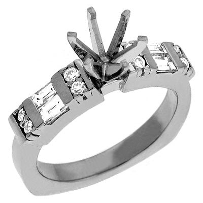 White Gold Engagement Ring - EN6733WG