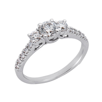 White Gold Engagement Ring - EN6738WG