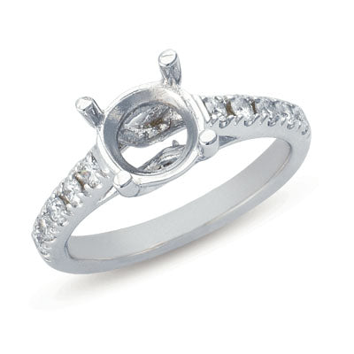 Platinum Engagement Ring - EN6741-PL