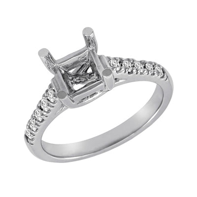 Platinum Engagement Ring - EN6743-PL