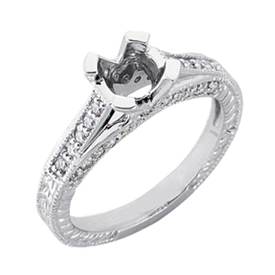 Platinum Engagement Ring - EN6751-PL