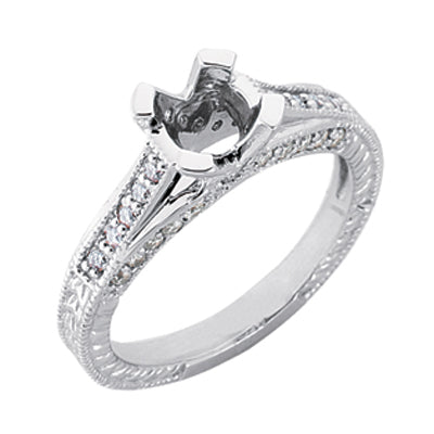 White Gold Engagement Ring - EN6751WG