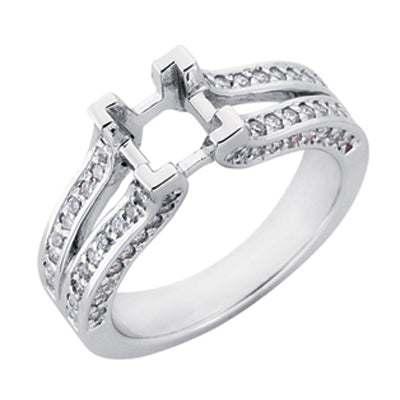 White Gold Engagement Ring - EN6754WG