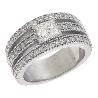 White Gold Ladies Ring - EN6768WG