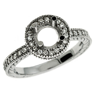 Platinum Engagement Ring - EN6778-PL