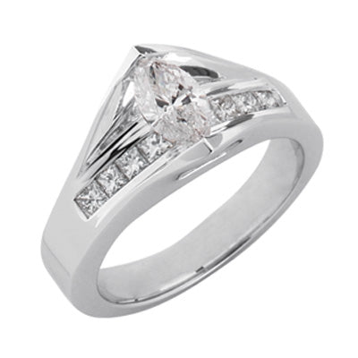 White Gold Engagement Ring - EN6779WG