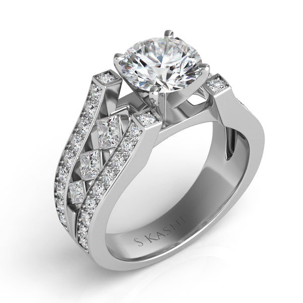 White Gold Engagement Ring - EN6780WG
