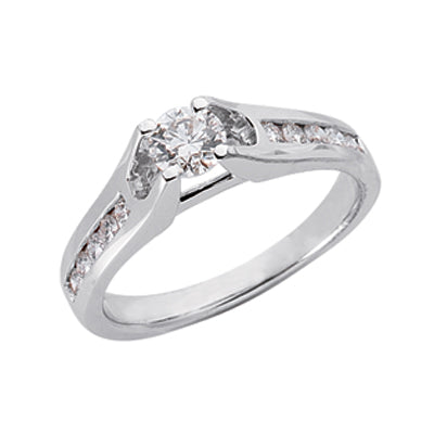 white Gold Engagement Ring - EN6785WG