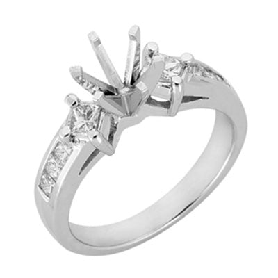 Platinum Engagement Ring - EN6788-PL