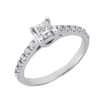 White Gold Engagement Ring - EN6794WG