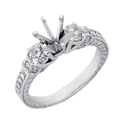 White Gold Engagement Ring - EN6798WG