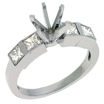 Platinum Engagement Ring - EN6800-PL