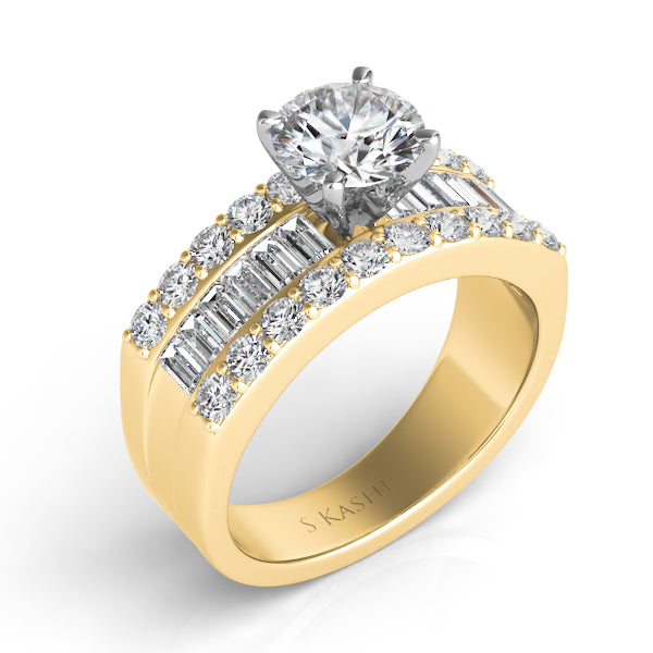 Yellow Gold Engagement Ring - EN6809YG