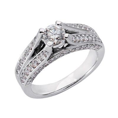 White Gold Engagement Ring - EN6811WG