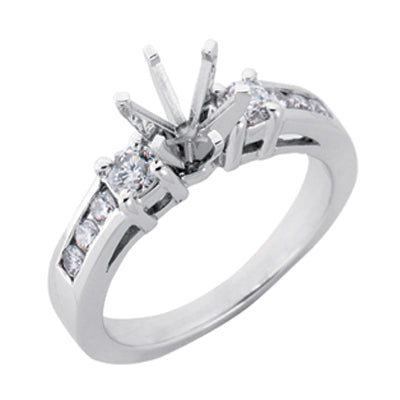 Platinum Engagement Ring - EN6814-PL