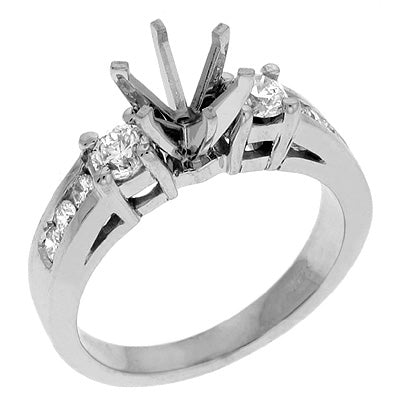 White Gold Engagement Ring - EN6818WG