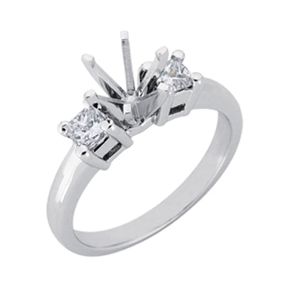 Platinum Engagement Ring - EN6821-PL