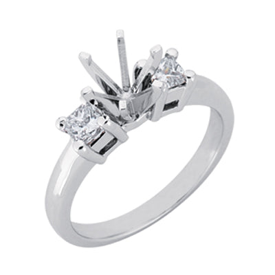 White Gold Engagement Ring - EN6821WG