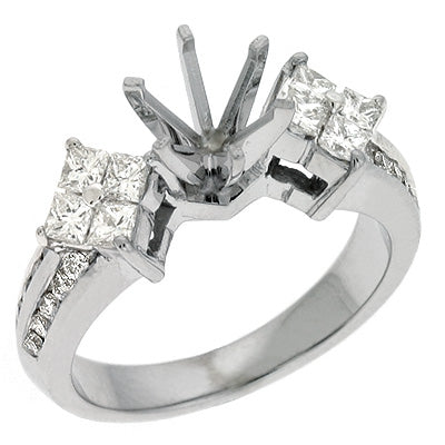 White Gold Engagement Ring - EN6828WG