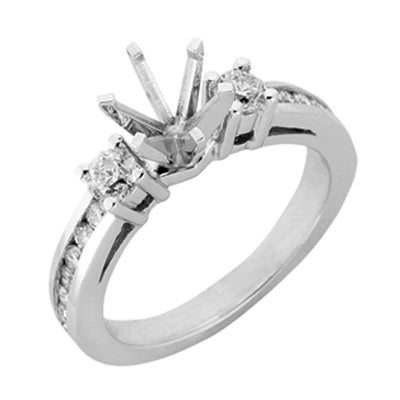 Platinum Engagement Ring - EN6829-PL