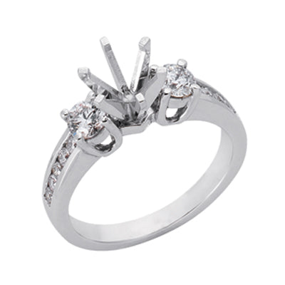 Platinum Engagement Ring - EN6830-PL