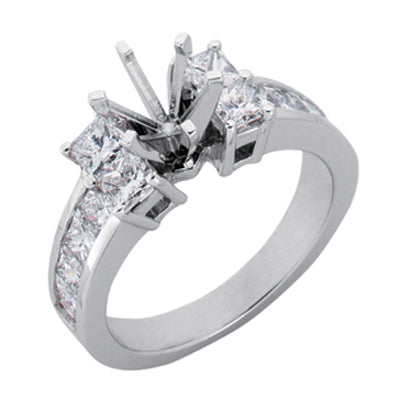 Platinum Engagement Ring - EN6834-PL
