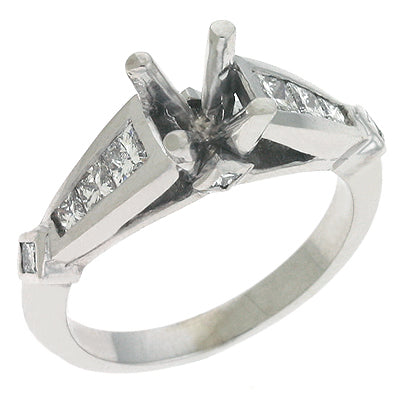 White Gold Engagement Ring - EN6835WG
