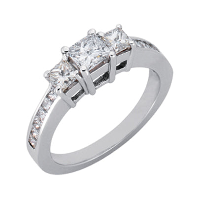 White Gold Engagement Ring - EN6836WG