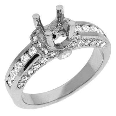 White Gold Engagement Ring - EN6838WG