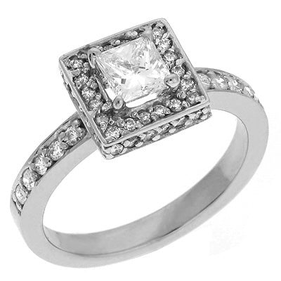 Bridal Ring White Gold - EN6839WG