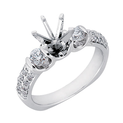 White Gold Engagement Ring - EN6840WG