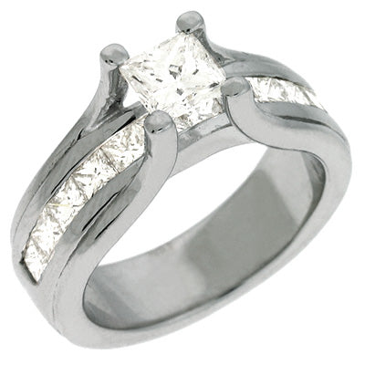 White Gold Enagagement Ring - EN6841WG