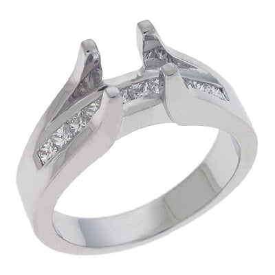 White Gold Engagement Ring - EN6842SEWG