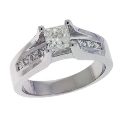 White Gold Engagement Ring - EN6842WG