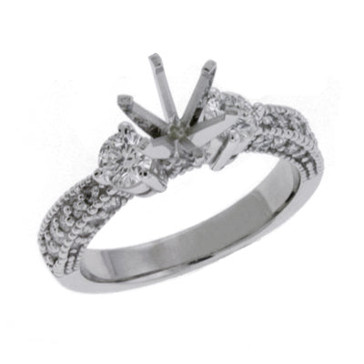 White Gold Engagement Ring - EN6845WG