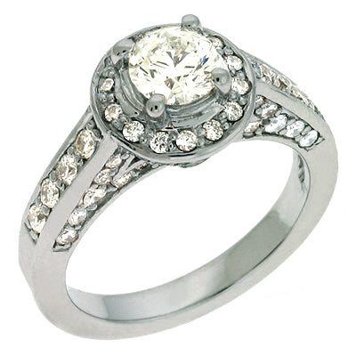 White Gold Engagement Ring - EN6846WG