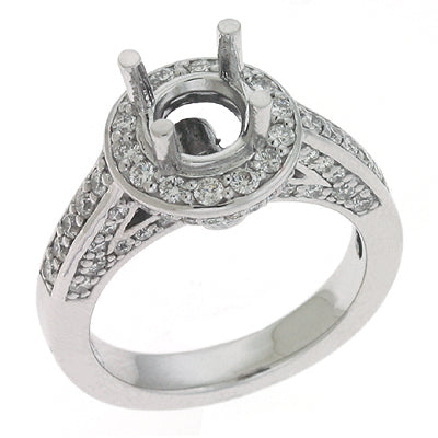 White Gold Engagement Ring - EN6847WG