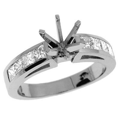 Platinum Engagement Ring - EN6850-PL