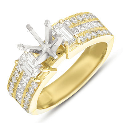 Yellow Gold Engagement Ring - EN6851YG