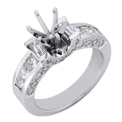 White Gold Engagement Ring - EN6852WG